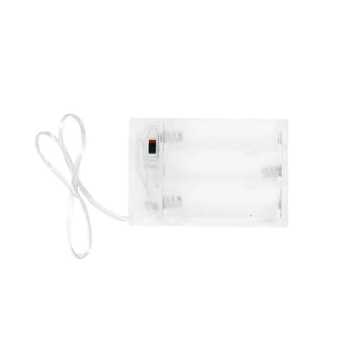 Battery compartment for Perfect Holiday Enchanted Crystal Gemstone Fairy Lights LED, 40 count decorative string lights.